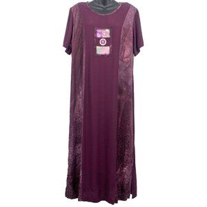 Aimeed Liberty House Vintage Women Dress Size Large Petite LP Shift Long New